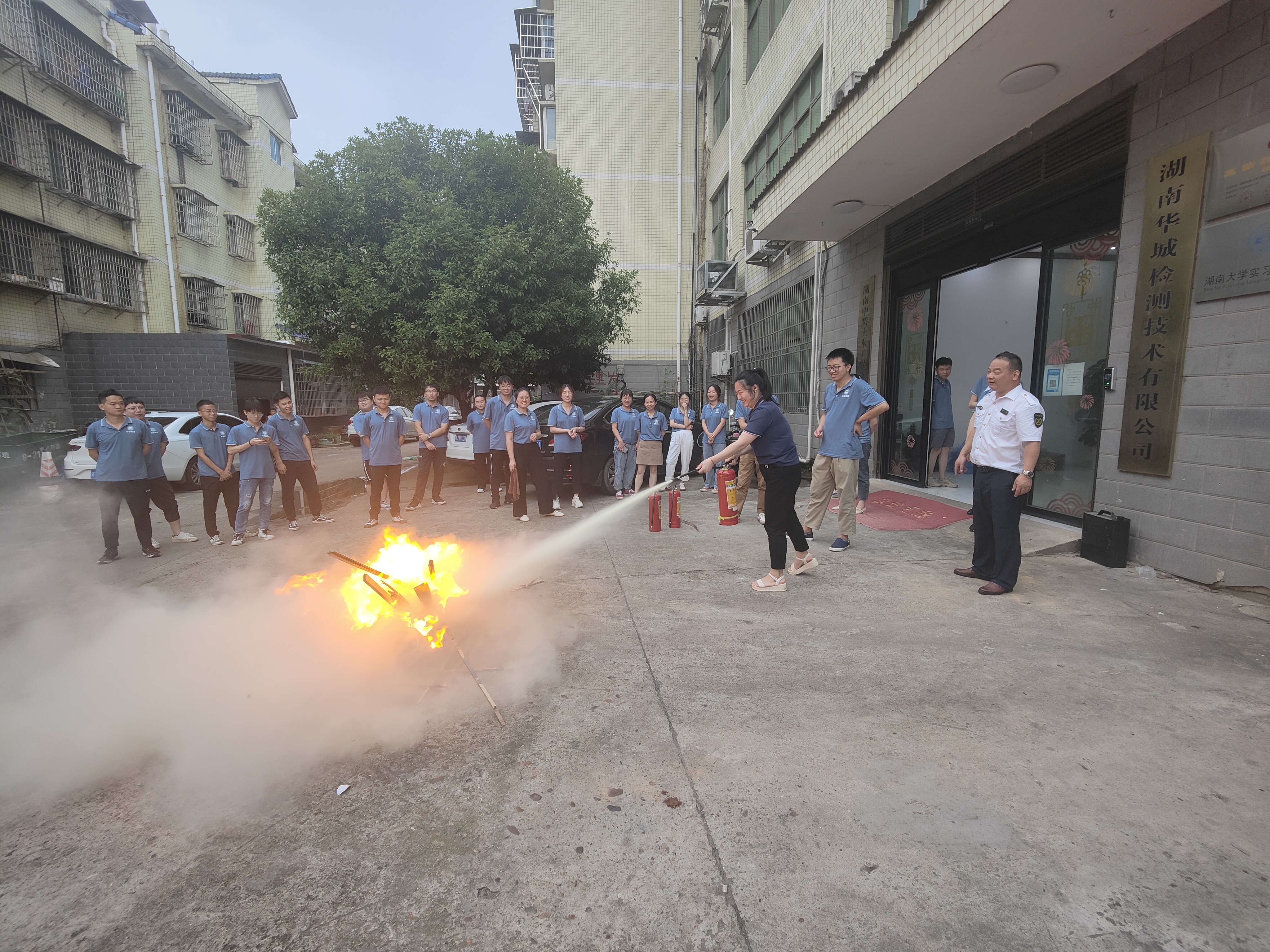 火災無情，防火先行——由中騰結構科技集團聯(lián)合華城檢測公司工會共同開展